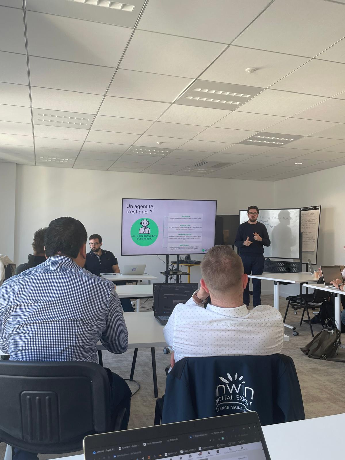 Session de formation du réseau Inwin sur les agents IA